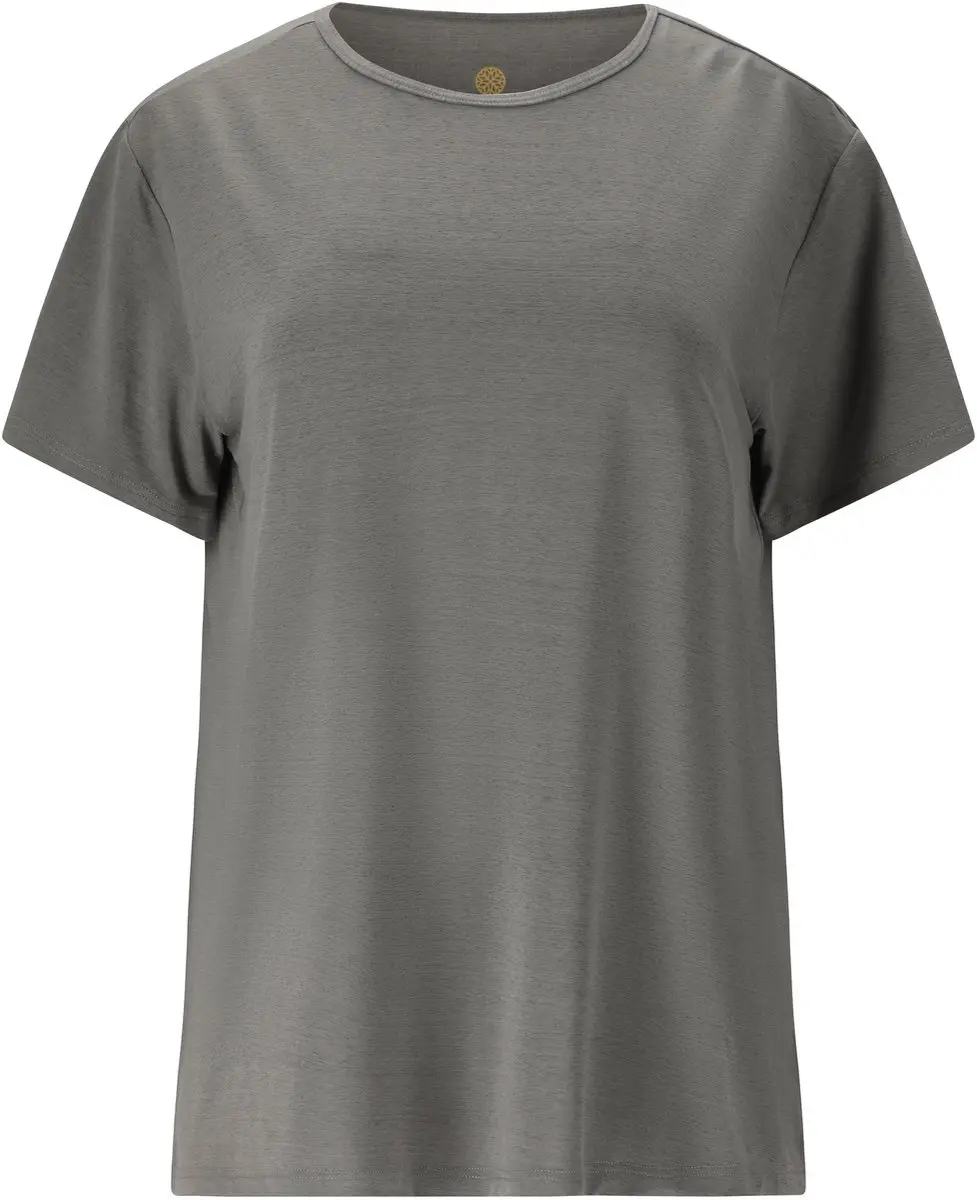 Athlecia Lizzy W Slub S/S Training T-shirt Dames - Grijs - afbeelding 6 van 6