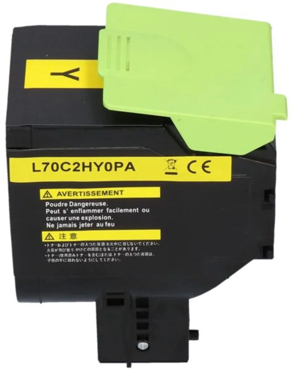 PrintAbout Lexmark 70C2HY0 Toner Geel - 3.500 pagina's