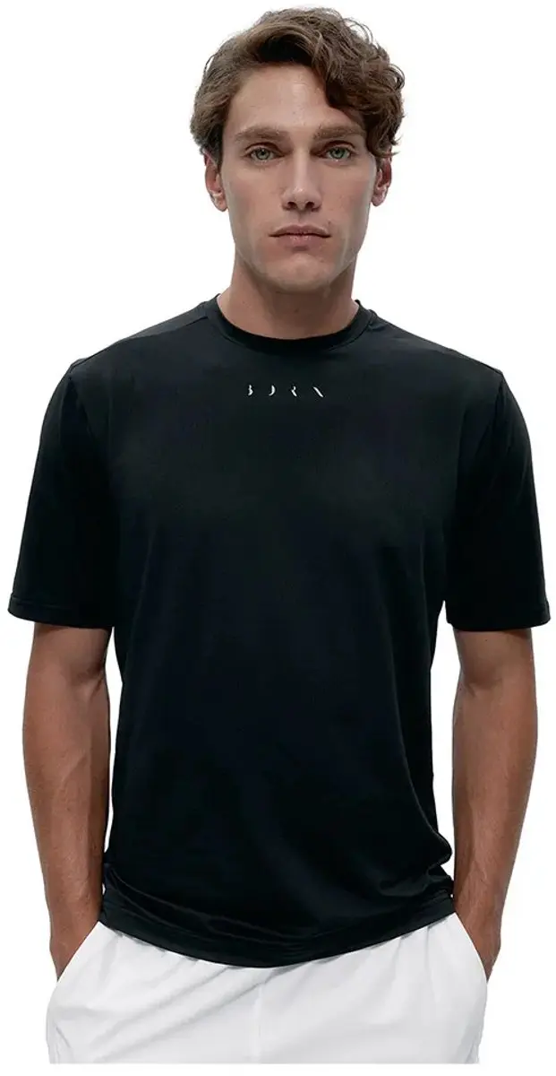 Born Living Yoga Bering T-shirt Met Korte Mouwen Zwart L Man