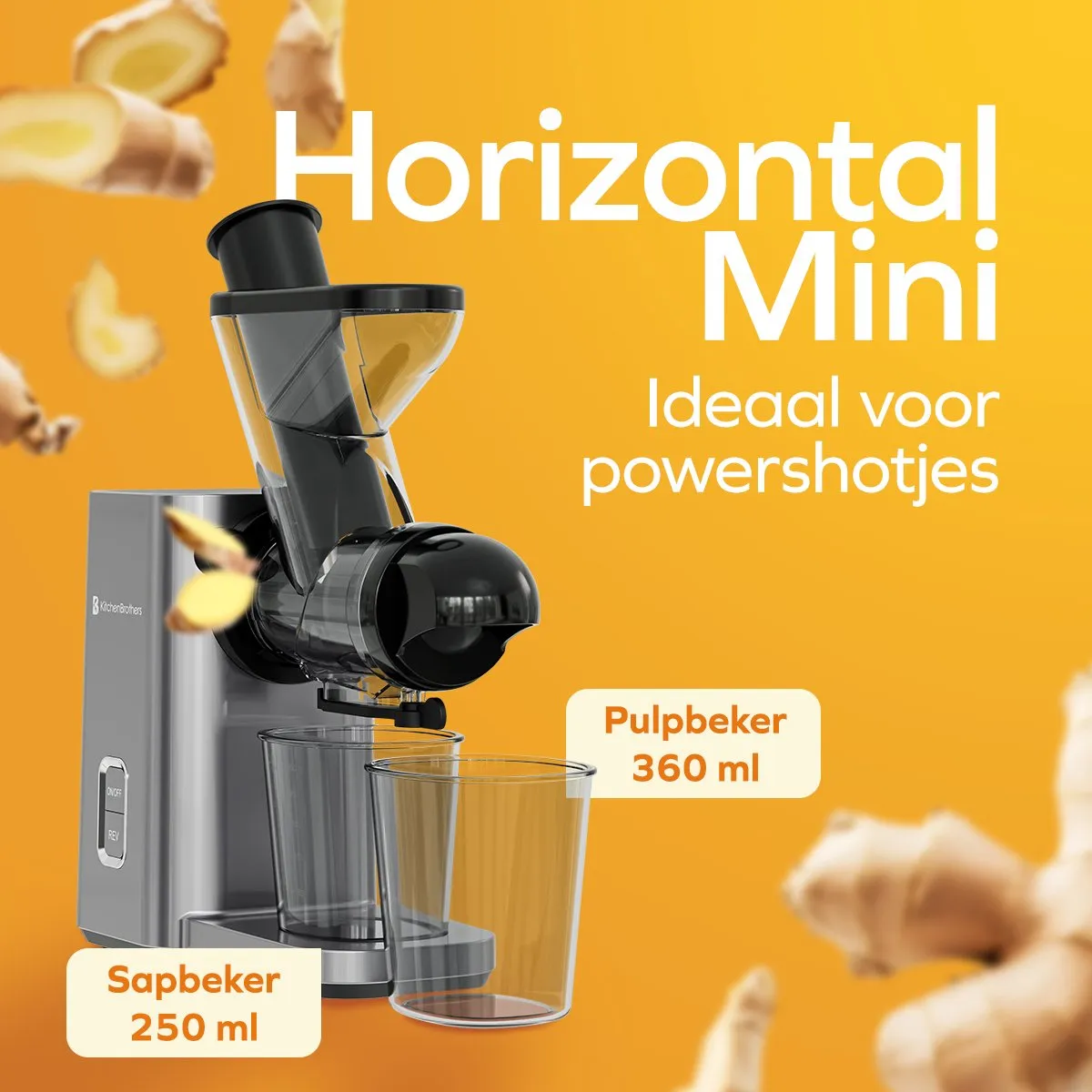 KitchenBrothers KB1004137 Slowjuicer - Grijs