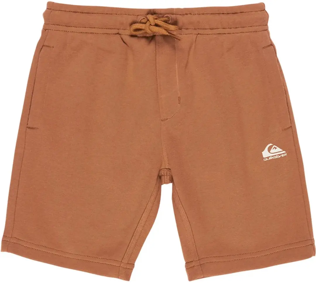 Quiksilver Easy Day Korte Sportbroek Bruin 7 Years Jongen
