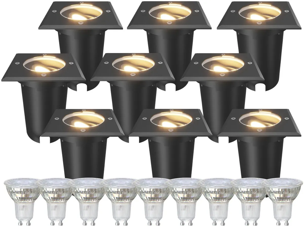 Ledvion 9X LED Grondspot 3W 2700K