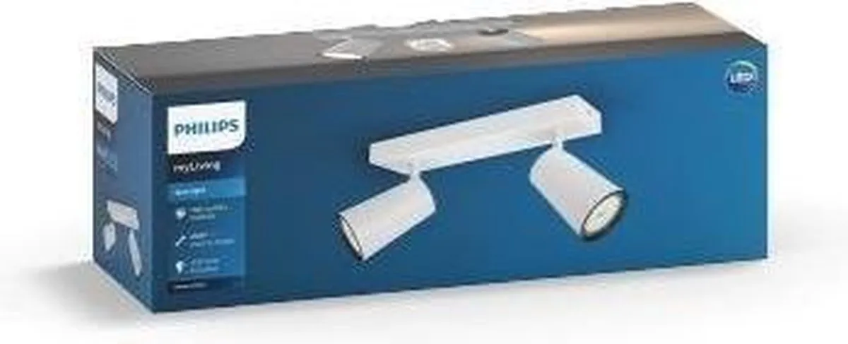 Philips Paisley Opbouwspot 2-lichts
