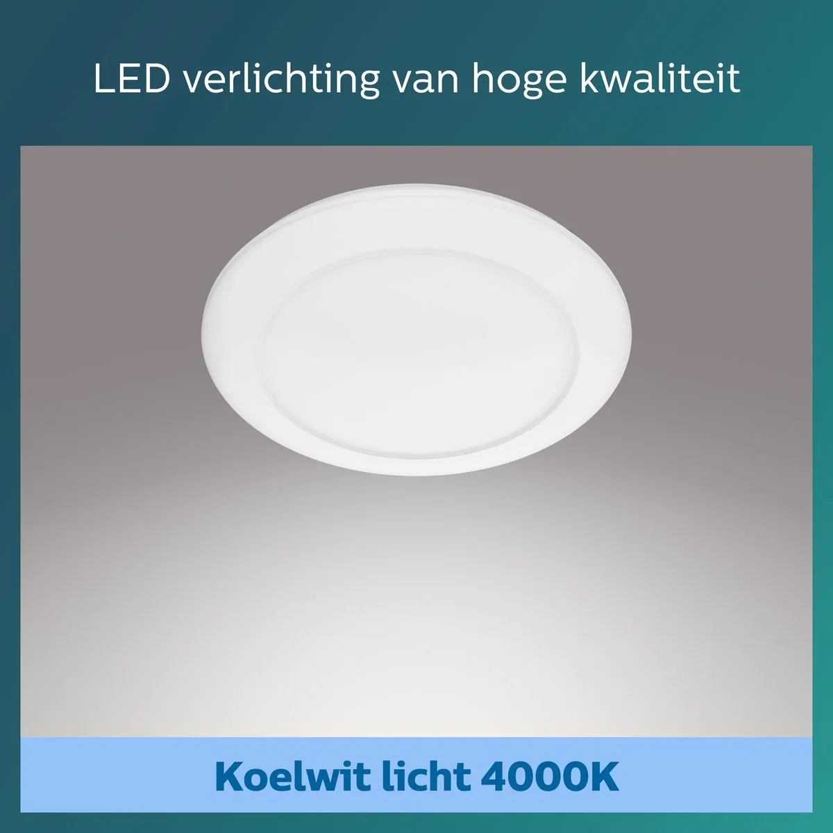 Philips Cinnabar Plafondlamp 32cm - Koelwit 4000K