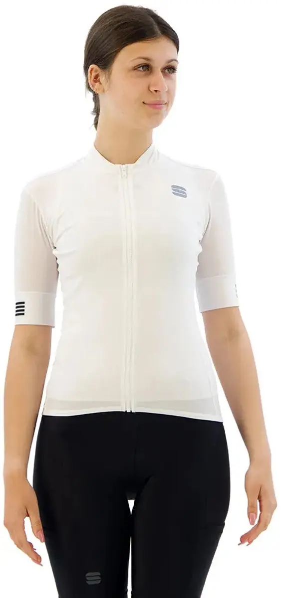 Sportful Srk Korte Mouw Wielertrui Wit L Vrouw