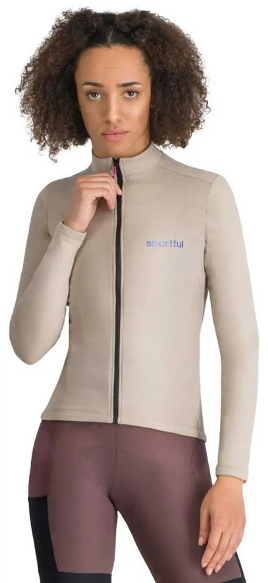 Sportful Supergiara Wool Trui Met Lange Mouwen Beige L Vrouw
