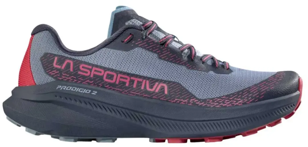 La Sportiva Prodigio 2 Trailschoenen Dames - 40 - Grijs/Blauw