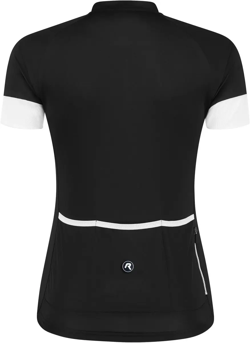 Rogelli Modesta Dames Fietsshirt M - Zwart/Wit