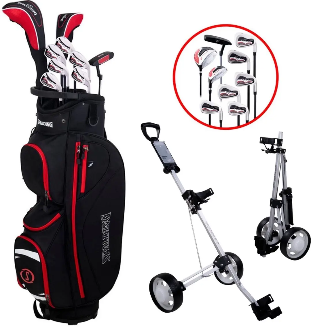 Spalding Tour 2 Complete Golfset met Golftrolley