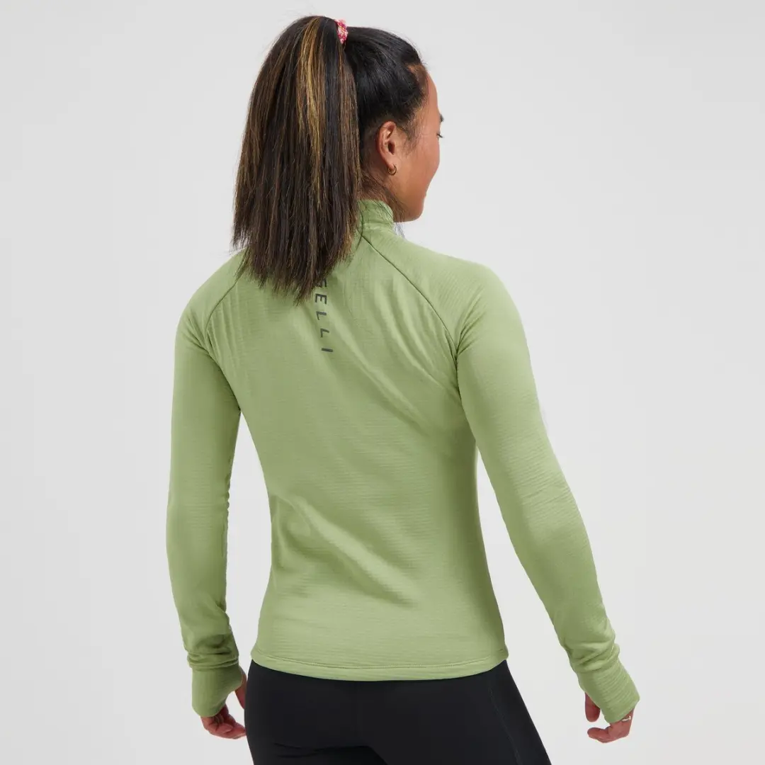 Rogelli Essential Dames Hardloopshirt Lange Mouw RR2010002 - L - Groen - afbeelding 3 van 6