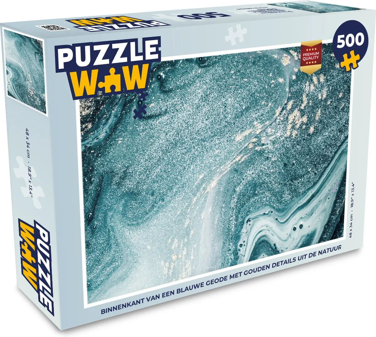 PuzzleWow Marmerlook Legpuzzel 500 Stuks - MPN 7450154043898