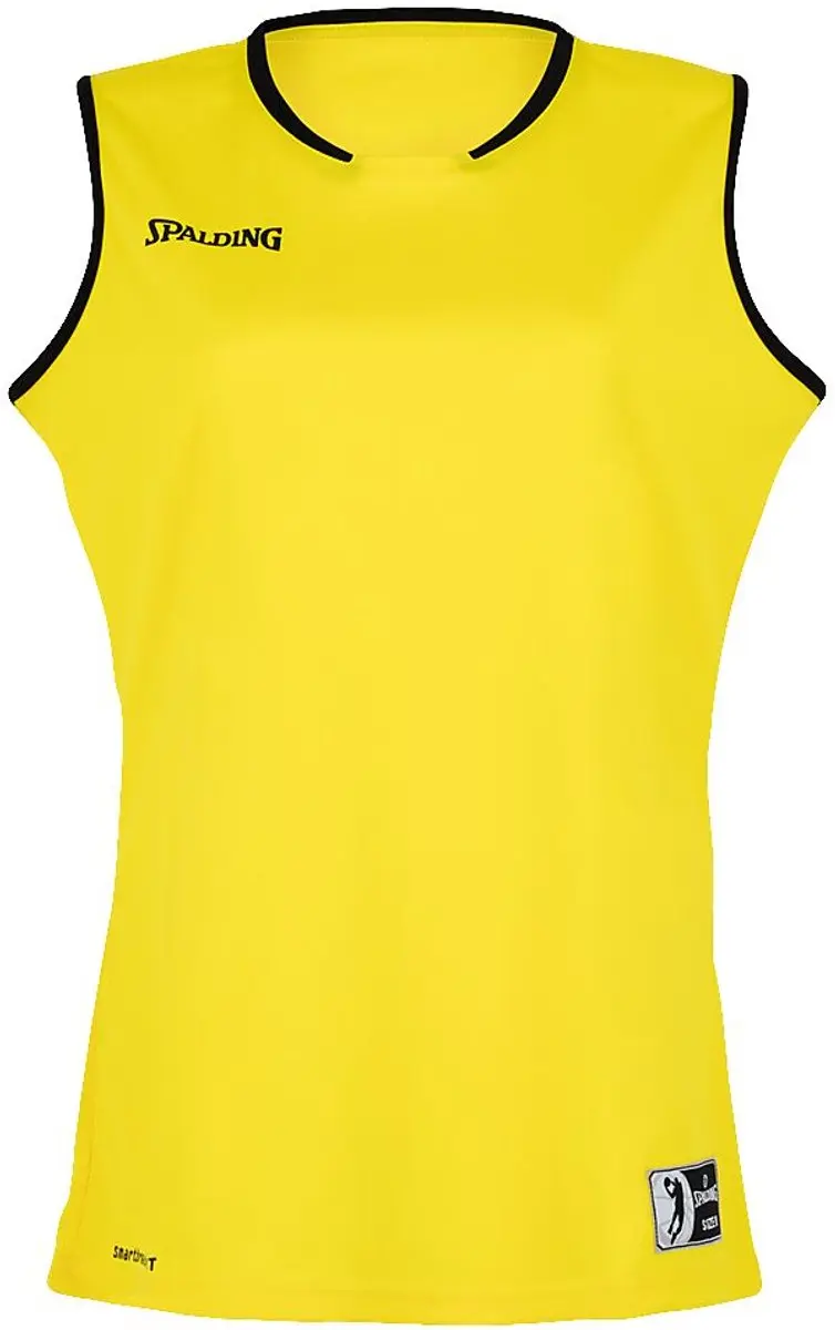 Move Tank Top Dames Limoengeel/Zwart