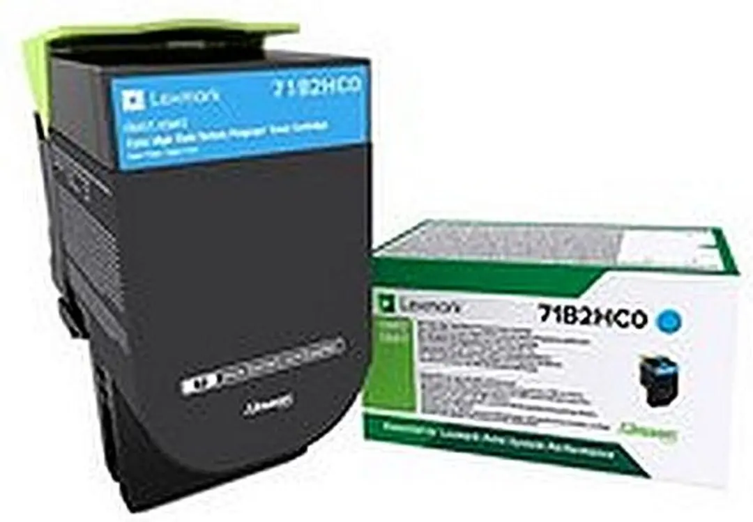 Lexmark 71B2HC0 Toner - Cyan - 3500 pagina's