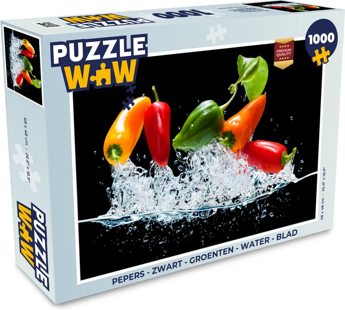 PuzzleWow Pepers Legpuzzel 1000 Stuks - Multicolor