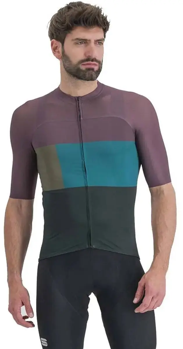 Sportful Snap Korte Mouw Wielertrui Blauw,Paars 3XL Man