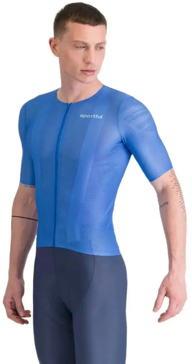 Sportful Light 2 Korte Mouw Wielertrui Blauw L Man