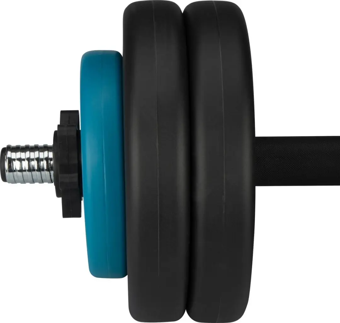 Avento Halter Verstelbaar Kunststof 15 kg - Zwart