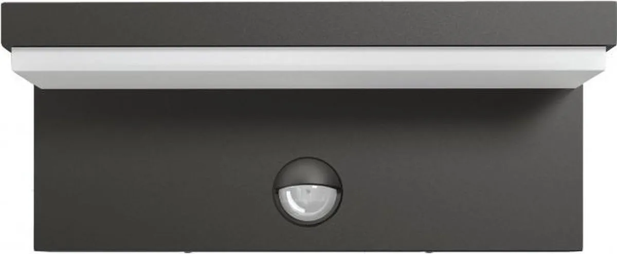 Philips Bustan Buitenwandlamp Antraciet - Sensor 2700K