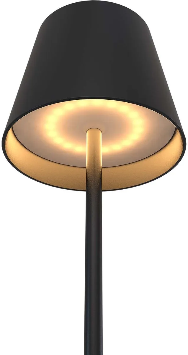 LEDVION Nyra Oplaadbare Tafellamp 3W - Zwart - afbeelding 6 van 6
