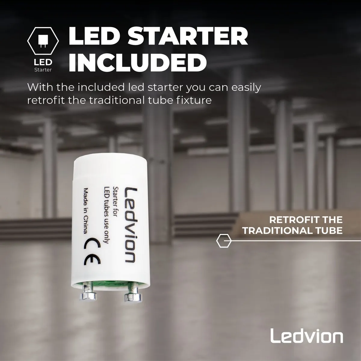 LEDVION 10X LED TL Buis 120cm 18W 4000K - 185lm/W - afbeelding 6 van 6