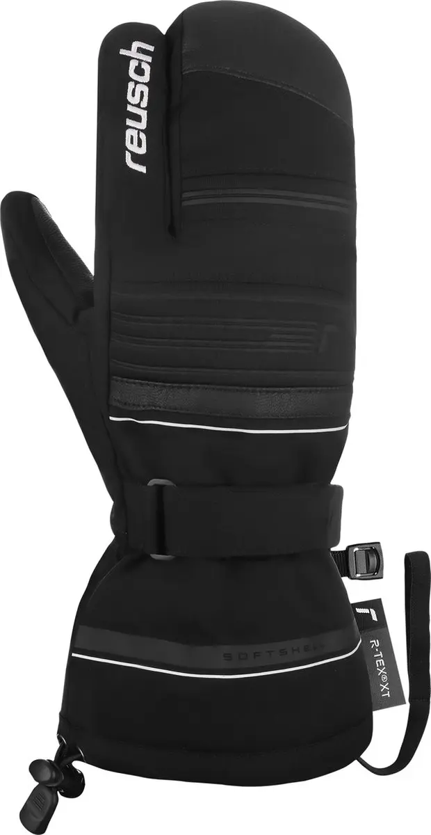 Reusch Conan R-TEX XT Lobster Handschoenen - Zwart/Wit - Maat 8