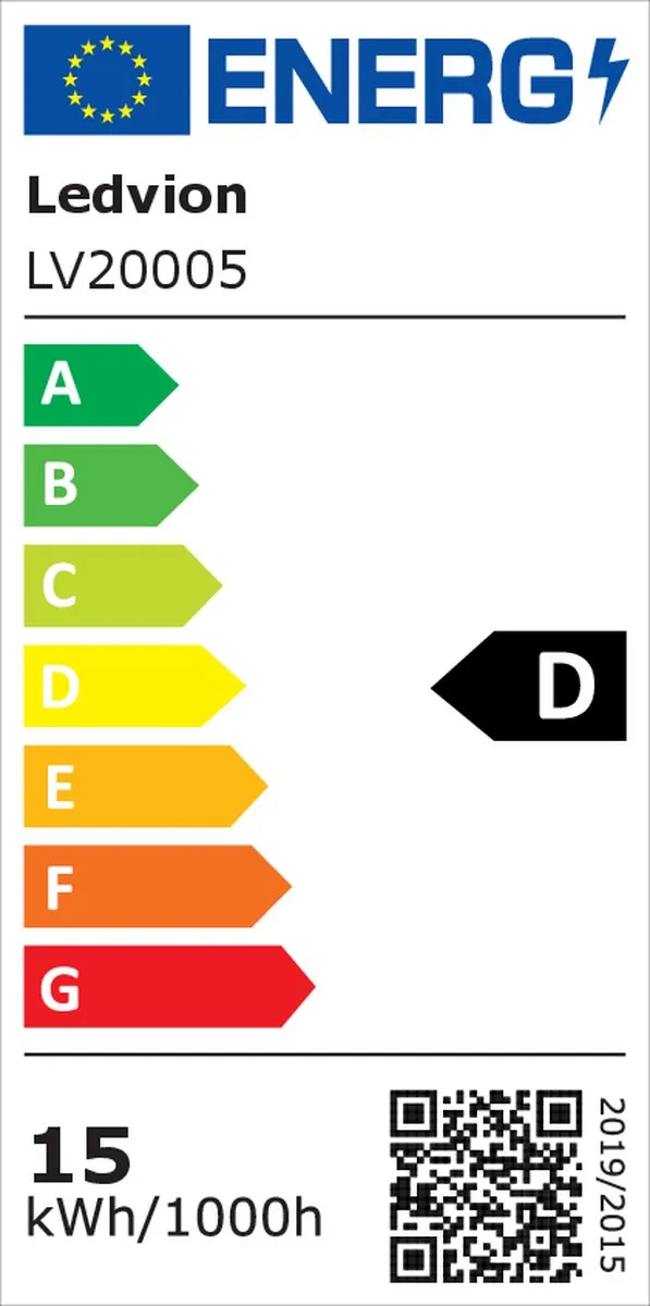 Ledvion 2x LED Armatuur 150cm 15W 4000K - Grijs