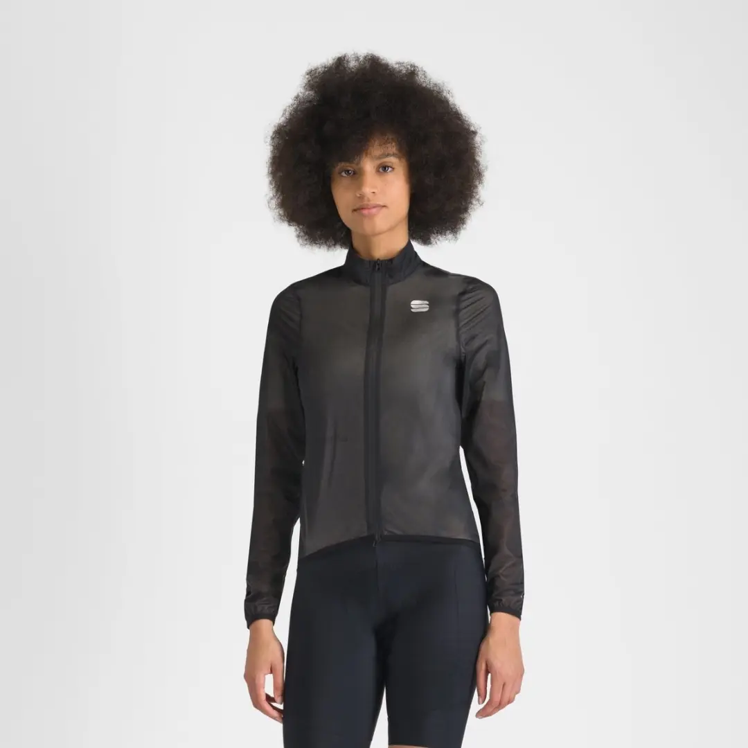 Sportful Aqua Light fietsjas lange mouwen dames BLACK
