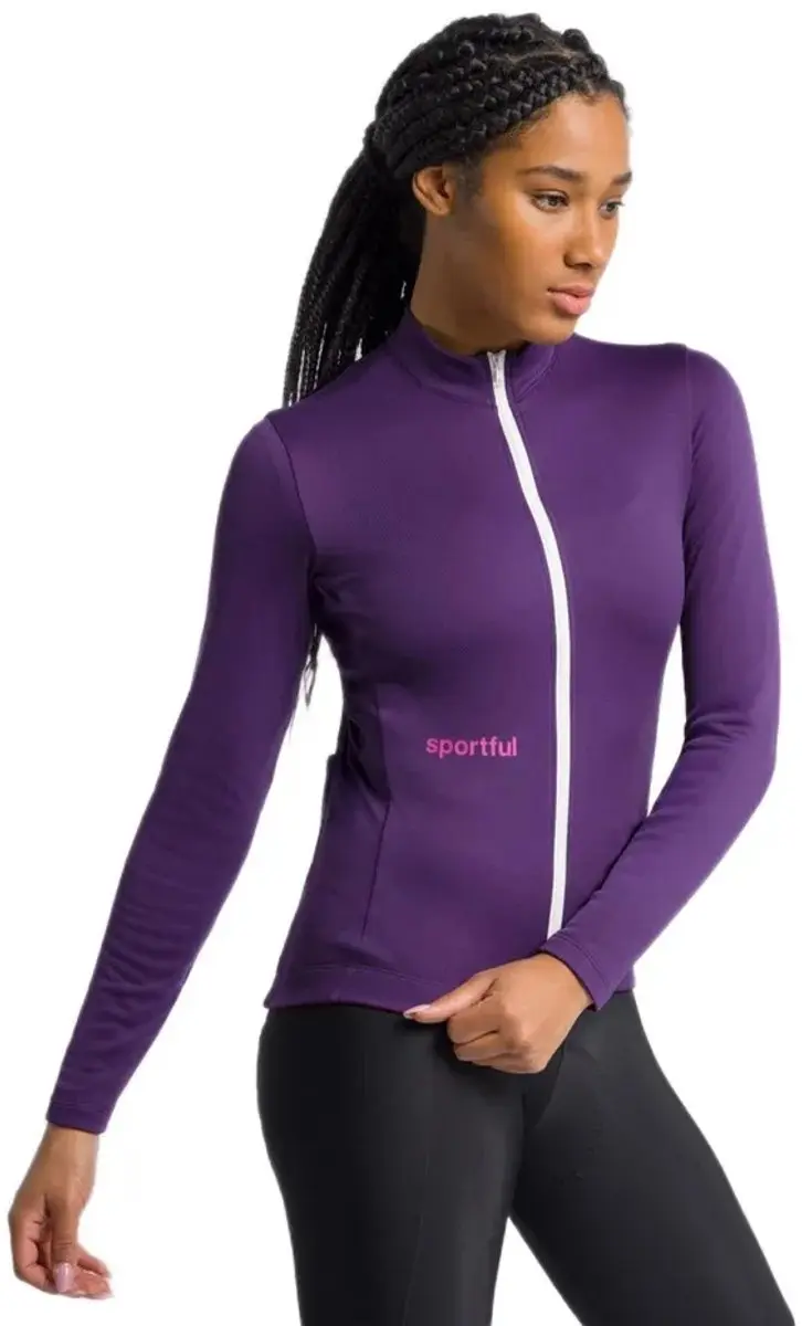 Sportful Classic Thermal Trui Met Lange Mouwen Paars L Vrouw
