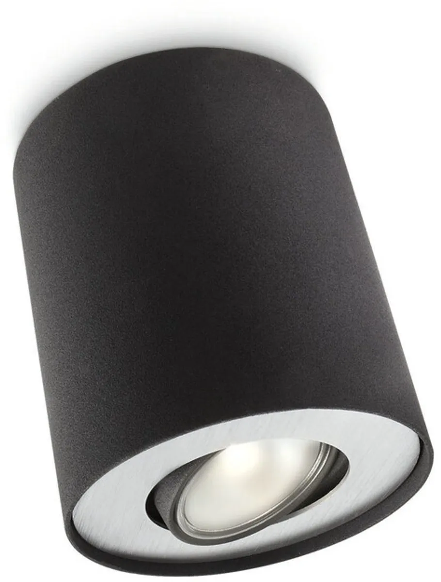 Philips Pillar Opbouwspot 1-lichts - Zwart