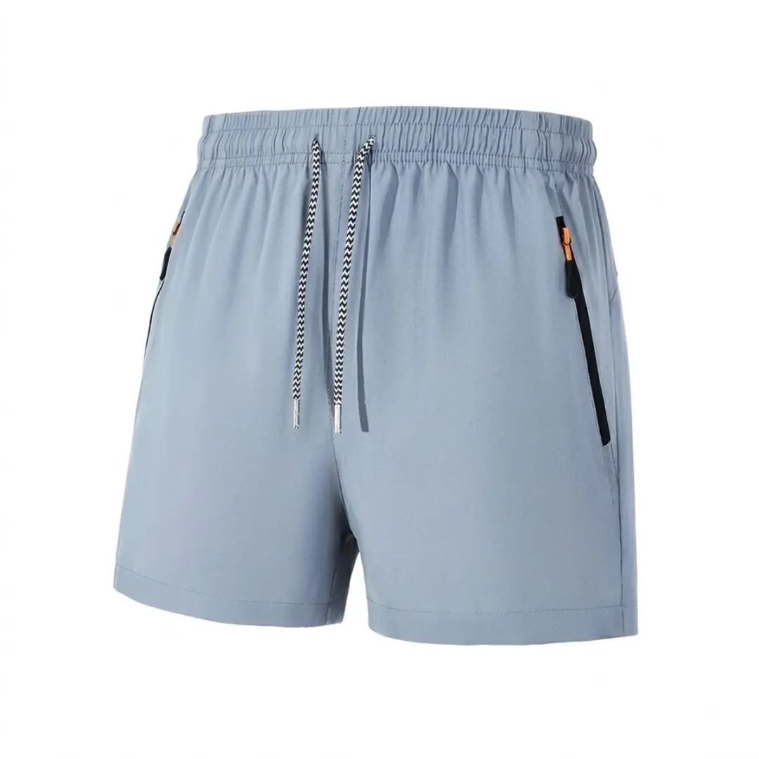 Leigrijze tennisbroek sportbroek heren maat XL zomer korte broek met elastische