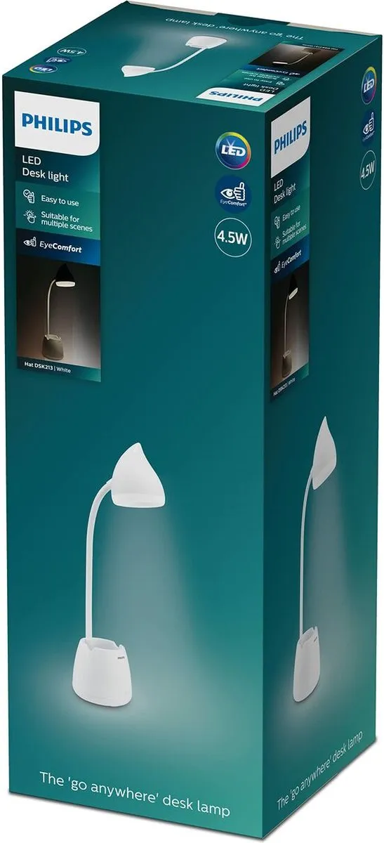 Philips LED Bureaulamp 10588627 - 4.5W - Wit