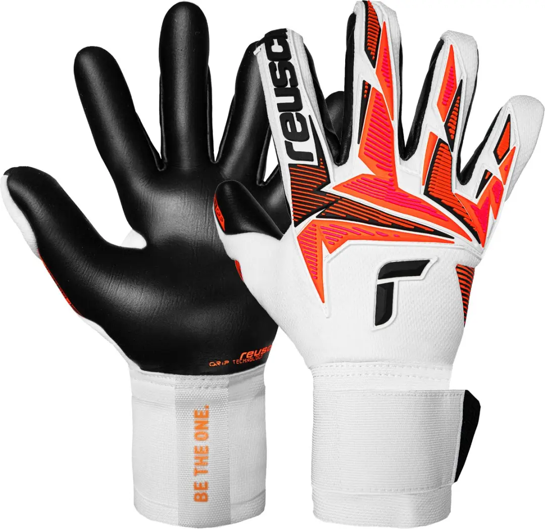 Reusch Attrakt Freegel Gold X White Shock Orange Keepershandschoenen