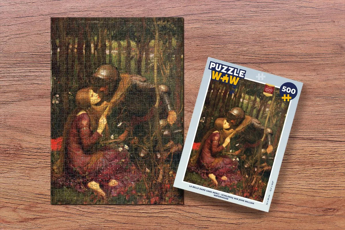 PuzzleWow La Belle Dame Sans Merci Legpuzzel 500 Stuks - Multicolor