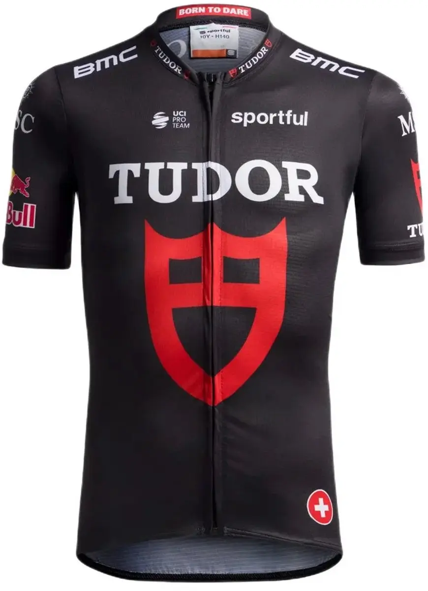 Sportful Turdor Korte Mouw Wielertrui Zwart 8 Years Jongen