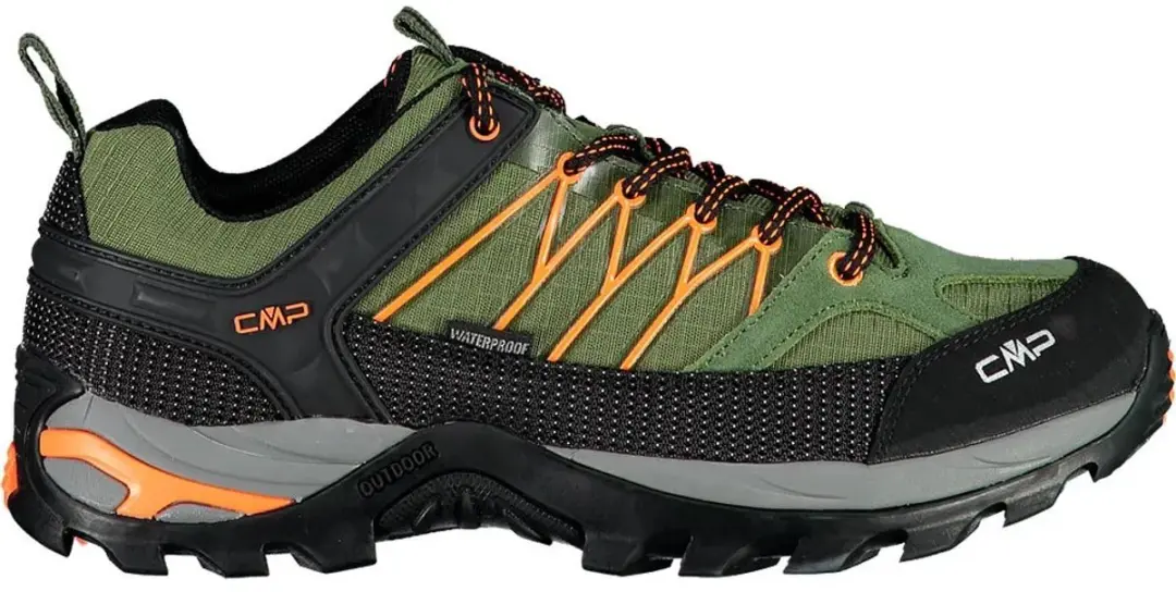 CMP Rigel Low WP Wandelschoenen 3Q54457 - EU 45 - Peat/Flash Orange