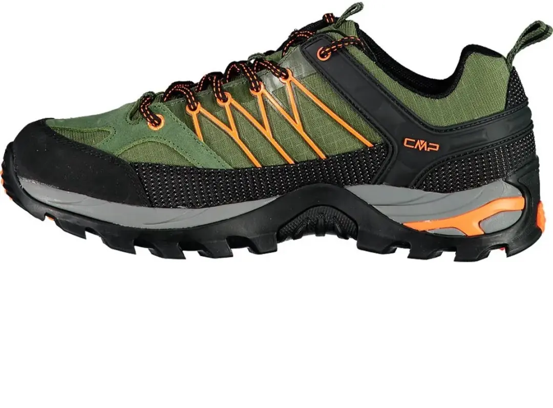 CMP Rigel Low WP Wandelschoenen 3Q54457 - EU 45 - Peat/Flash Orange
