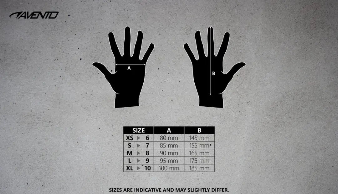 Avento Keepershandschoenen Junior Oranje/Zwart - Maat L