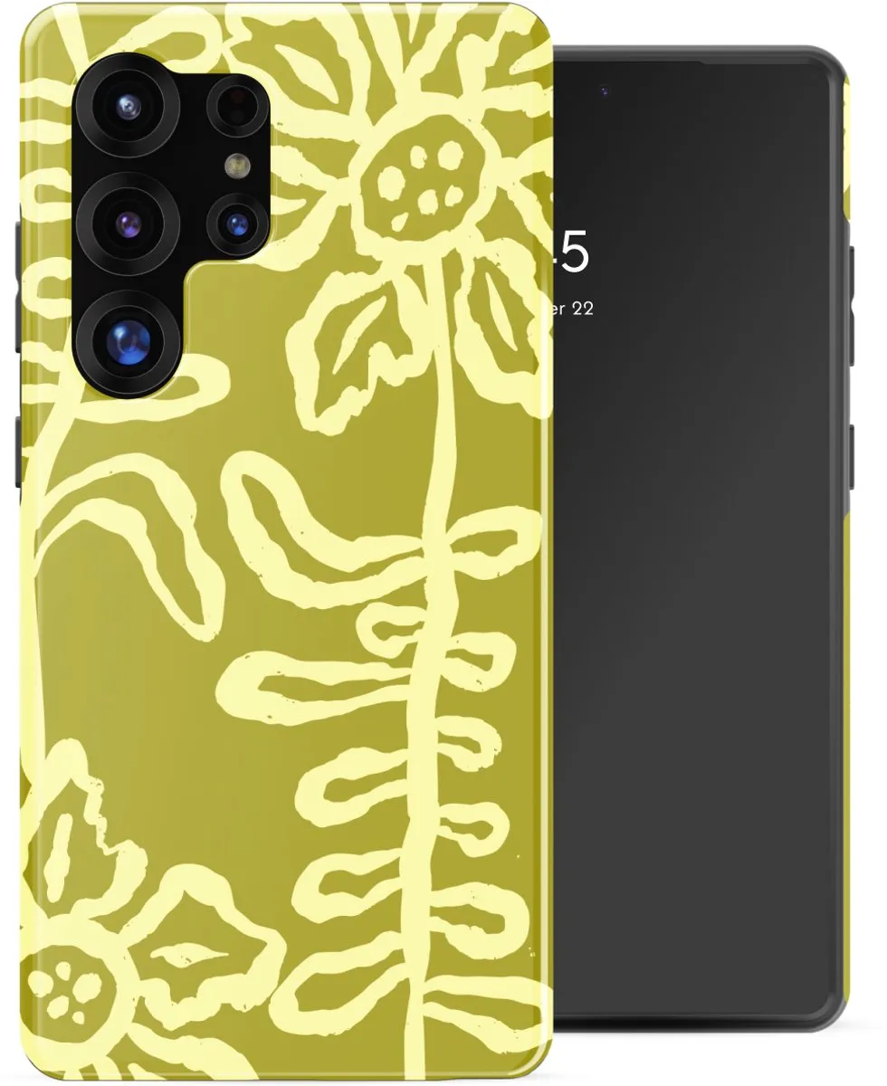 Selencia Hoesje Samsung Galaxy S25 Ultra Chalky Bloom