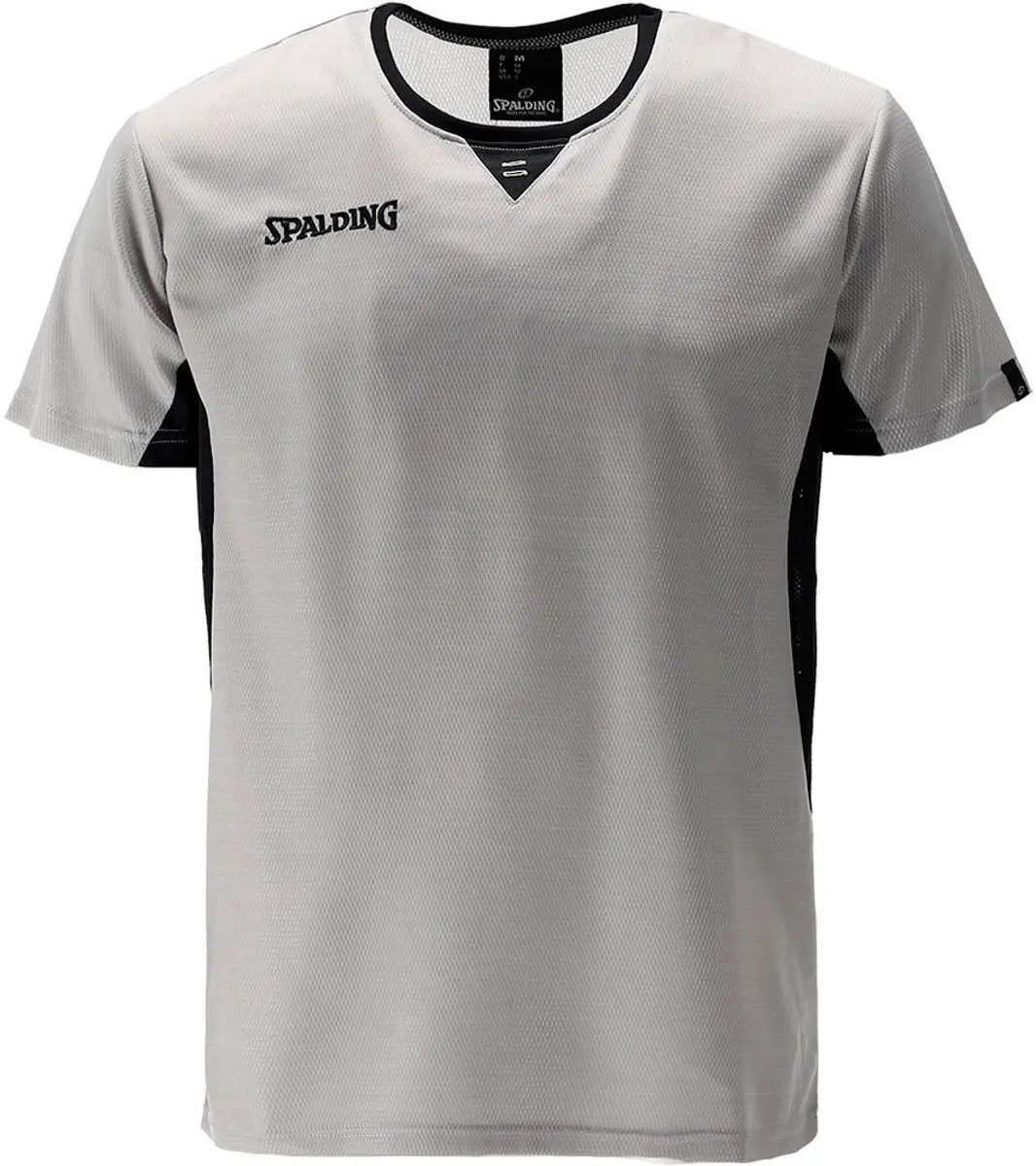 Spalding Referee T-shirt Met Korte Mouwen Grijs M Man