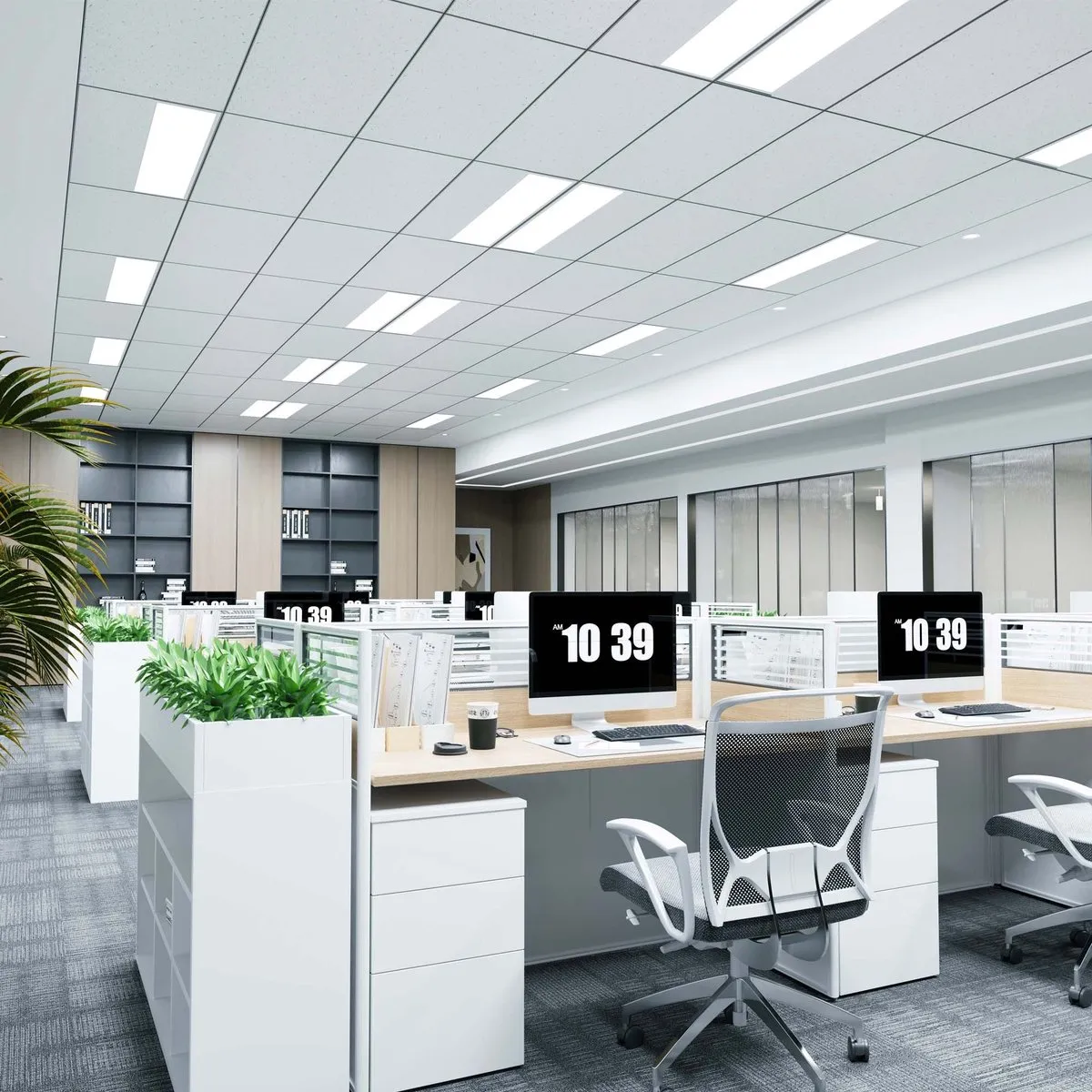 LEDVION LED Paneel 120x30 36W 6000K - Inbouwarmatuur - afbeelding 4 van 6