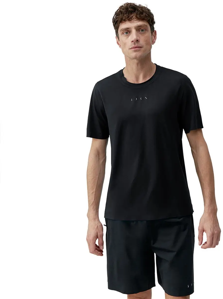 Born Living Yoga Seo T-shirt Met Korte Mouwen Zwart XL Man