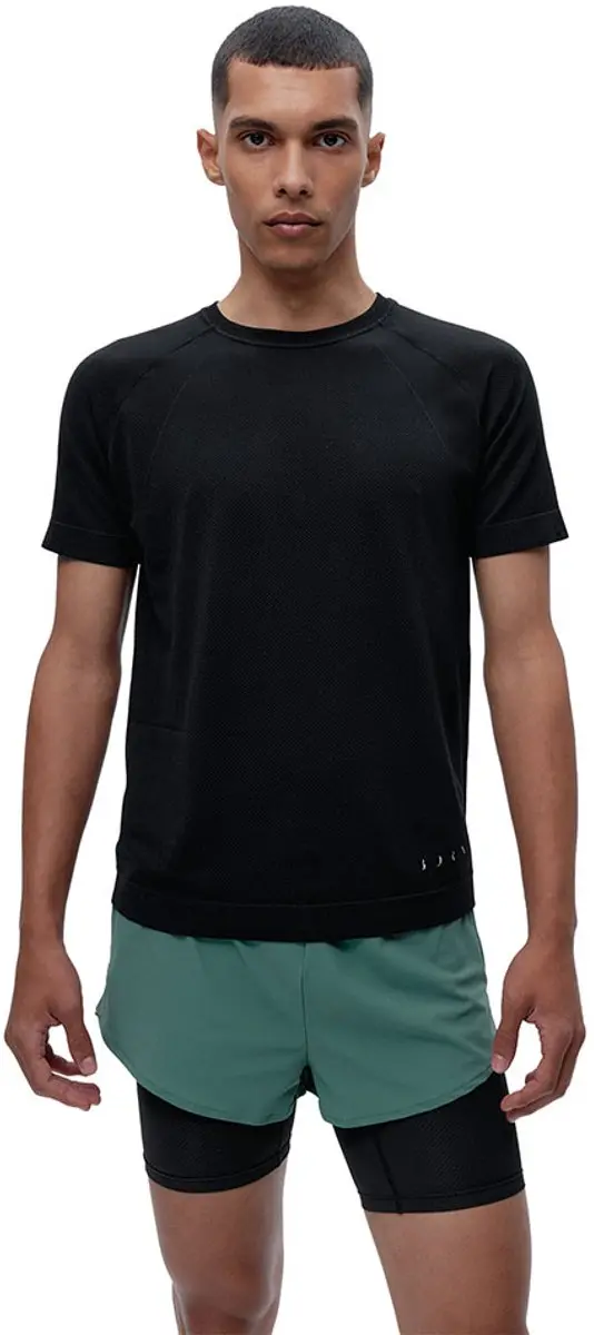 Born Living Yoga Otawa T-shirt Met Korte Mouwen Zwart M Man