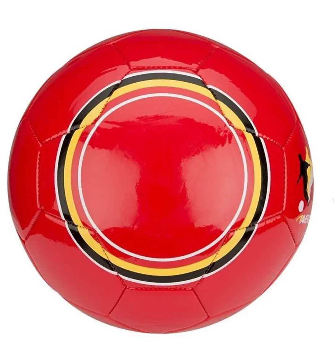 Avento Voetbal Glossy - Euro Triumph - Rood/Geel - België - Maat 5 -⌀ ca. 22 cm