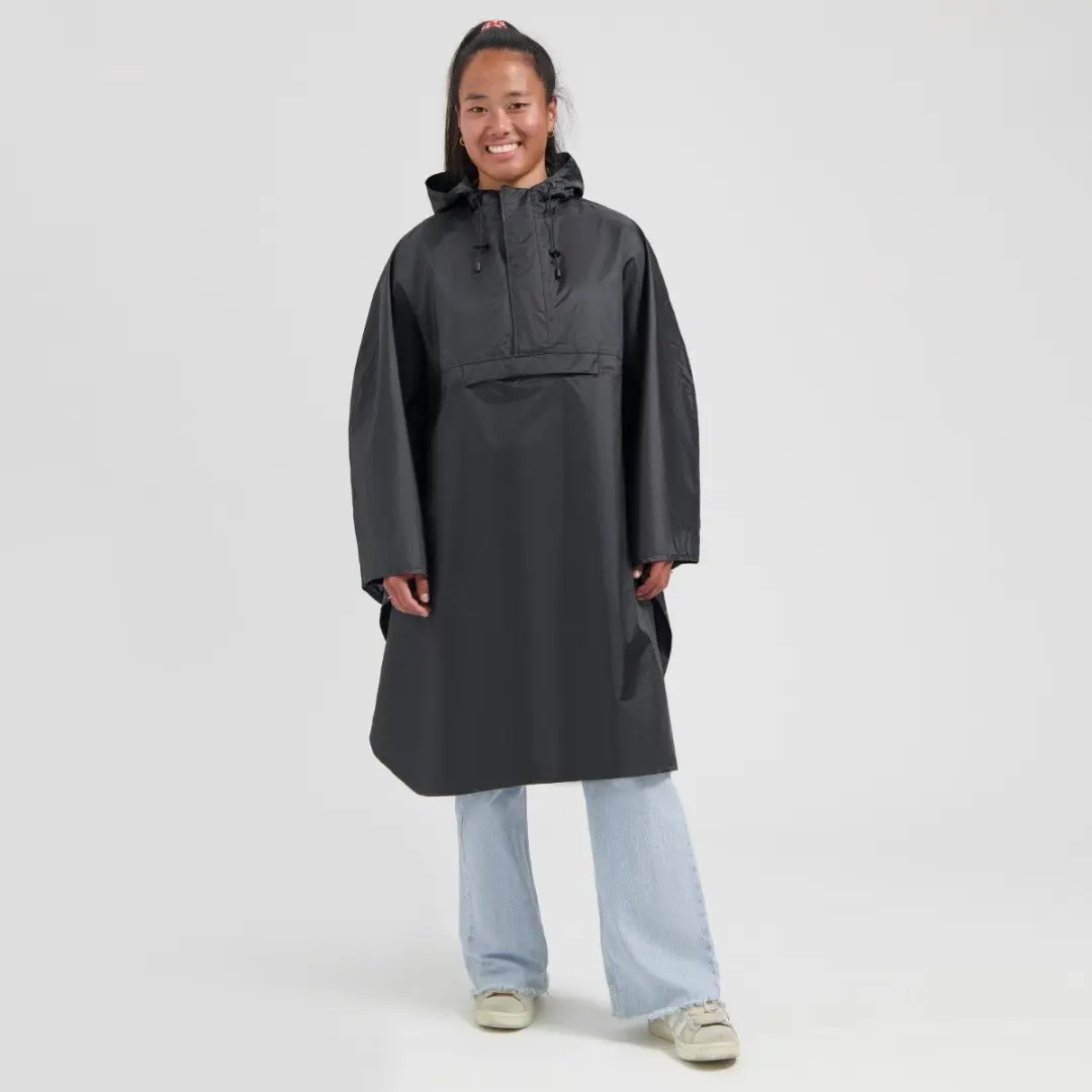 Rogelli Commuter Regenponcho - Zwart