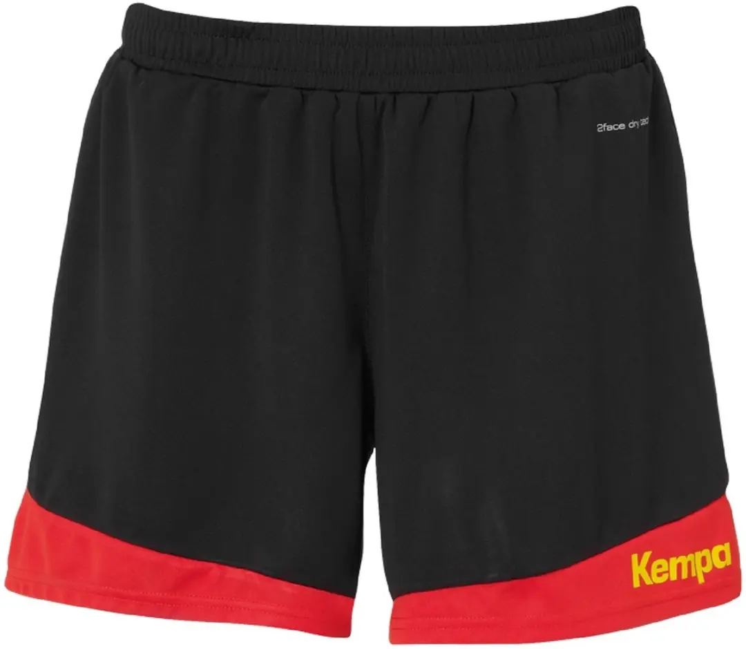 Kempa Emotion 2.0 Short Dames - XXL - Zwart/Rood