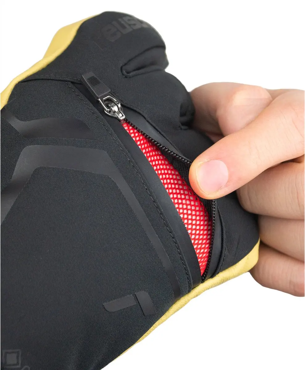 Reusch Down Spirit Gore-Tex Skihandschoenen 11 - Zwart/Camel