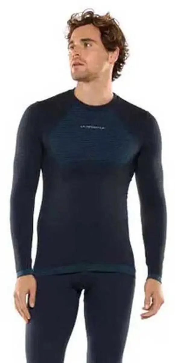 La Sportiva Synth Light Lange Mouwen Basislaag Blauw S Man