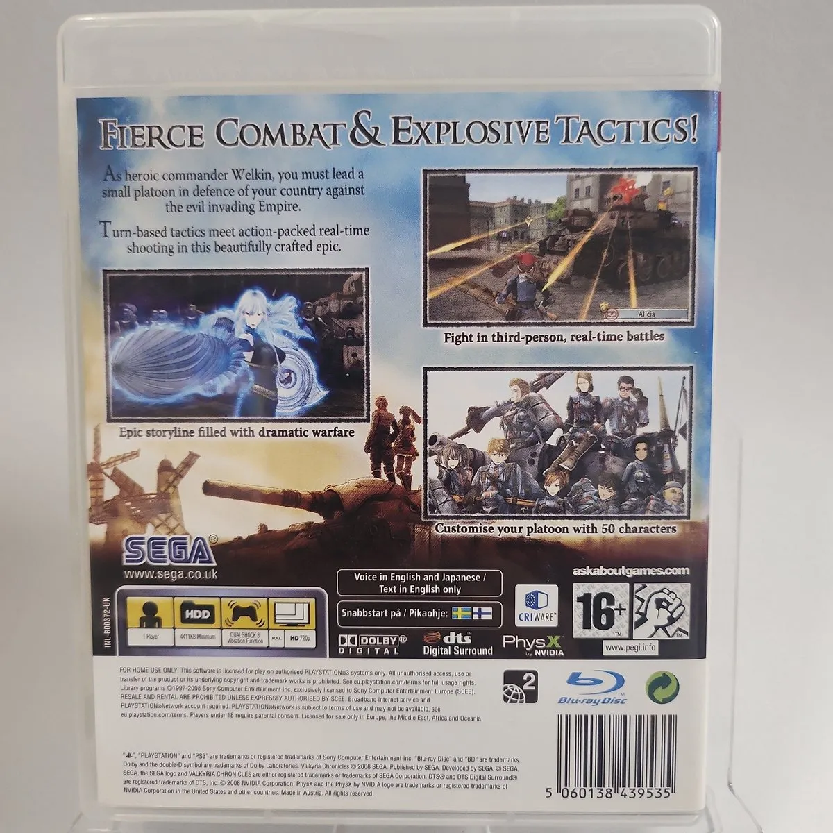 Sega Valkyria Chronicles - PS3