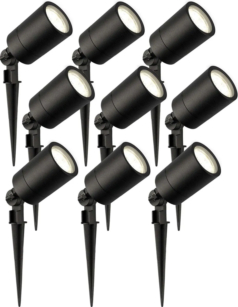 LEDVION 9x LED Prikspots 5W 4000K IP65