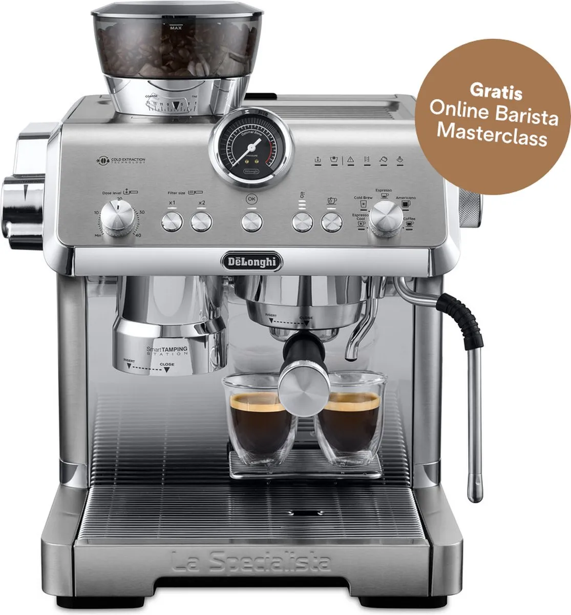 De'Longhi La Specialista Opera EC9555.M Pistonmachine - 2 Kopjes - 1,5L